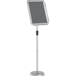 vidaXL Messeskærme Sølv 30 x 25 x 128 cm Aluminium