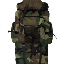 vidaXL Militærygsæk XXL 100 l Camouflage