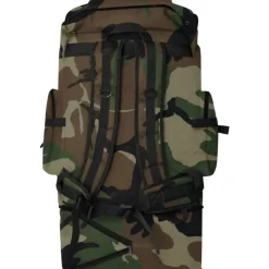 vidaXL Militærygsæk XXL 100 l Camouflage
