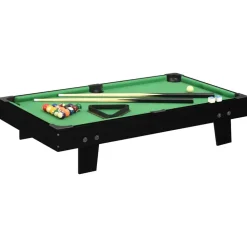 vidaXL mini-poolbord 92x52x19 cm sort og grøn