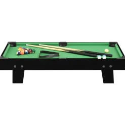 vidaXL mini-poolbord 92x52x19 cm sort og grøn