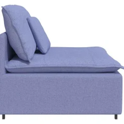vidaXL modulopbygget sofacentermodul med hynder 100 cm jeansblå