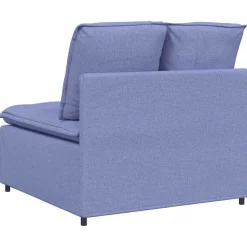 vidaXL modulopbygget sofacentermodul med hynder 100 cm jeansblå