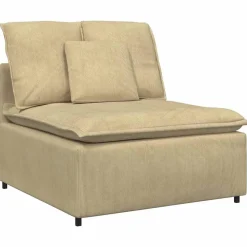 vidaXL modulopbygget sofacentermodul med hynder 100 cm grågrøn