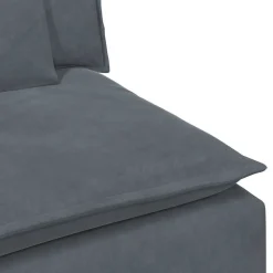 vidaXL modulopbygget sofacentermodul med hynder 100 cm mørkegrå