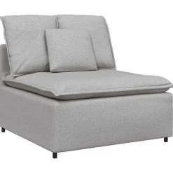 vidaXL modulopbygget sofacentermodul med hynder 100 cm skygrå