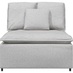 vidaXL modulopbygget sofacentermodul med hynder 100 cm skygrå