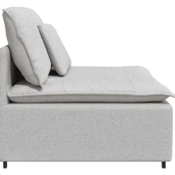 vidaXL modulopbygget sofacentermodul med hynder 100 cm skygrå