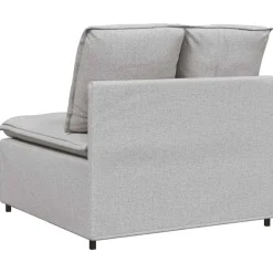 vidaXL modulopbygget sofacentermodul med hynder 100 cm skygrå