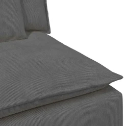 vidaXL modulopbygget sofacentermodul med hynder 100 cm mørkegrå
