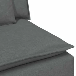 vidaXL modulopbygget sofacentermodul med hynder 100 cm mørkegrå