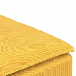 vidaXL modulær sofa fodskammel modul 100x100x48 cm lysegul