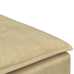 vidaXL modulær sofa fodskammel modul 100x100x48 cm grågrøn