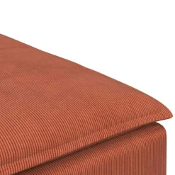vidaXL modulær sofa fodskammel modul 100x100x48 cm rød orange