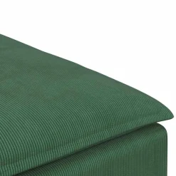 vidaXL modulær sofa fodskammel modul 100x100x48 cm mørkegrøn