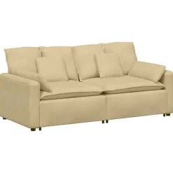vidaXL modulsofa med hynder grågrøn