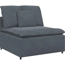 vidaXL modulsofa med hynder mørkegrå