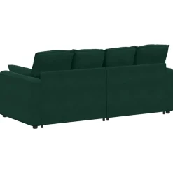 vidaXL modulsofa med hynder mørkegrøn