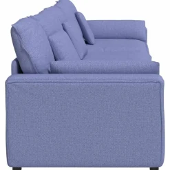 vidaXL modulsofa med hynder jeansblå