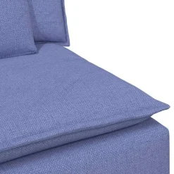 vidaXL modulsofa med hynder jeansblå