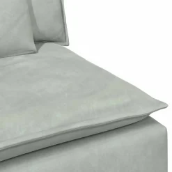 vidaXL modulsofa med hynder lysegrå