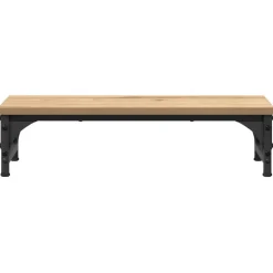 vidaXL Monitor Stativ Artisan Egetræ 55 x 23 x 14 cm Konstrueret træ