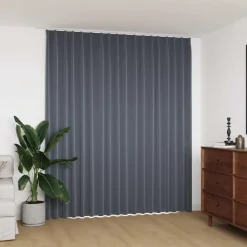 vidaXL mørklægningsgardin med kroge 290 x 245 cm grå