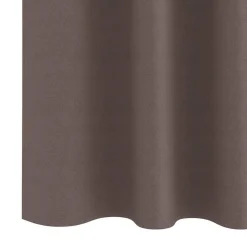 vidaXL Mørklægningsgardiner med ringe 2 pcs Mørk Brun 175 x 140 cm