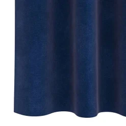 vidaXL Mørklægningsgardiner 2 pcs Mørk blå 140 x 140 cm Fløjl