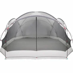 vidaXL Myggenetstelt Grå 434 x 434 x 230 cm Polyester og Fiberglass