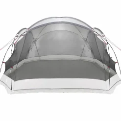 vidaXL Myggenetstelt Grå 434 x 434 x 230 cm Polyester og Fiberglass