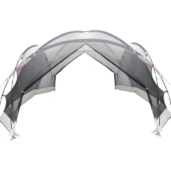 vidaXL Myggenetstelt Grå 434 x 434 x 230 cm Polyester og Fiberglass