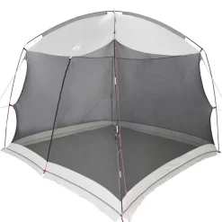 vidaXL Myggenetstelt Grå 320 x 320 x 218 cm Polyester og Fiberglass