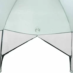 vidaXL Myggenetstelt Grå 320 x 320 x 218 cm Polyester og Fiberglass