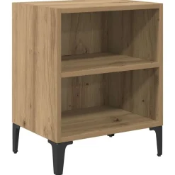 vidaXL Natskab Artisan Egetræ 40 x 30 x 50 cm Konstrueret træ