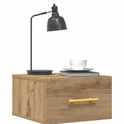vidaXL Natskab Artisan Egetræ 35 x 35 x 20 cm Konstrueret træ