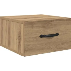 vidaXL Natskab med skuffe artisan eg 35 x 35 x 20 cm Konstrueret træ