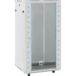 vidaXL netværksskab med drejelige fødder 22U 19" IP20 60x60x120 cm