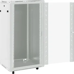 vidaXL netværksskab med drejelige fødder 22U 19" IP20 60x60x120 cm
