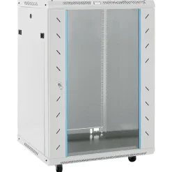 vidaXL netværksskab med drejelige fødder 60x45x86 cm 15U 19" IP20