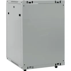 vidaXL Netværksskab med opbevaring Grå 60 x 60 x 80 cm Stål