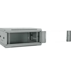 vidaXL Netværksskab med opbevaring Grå 60 x 35 x 28 cm Stål