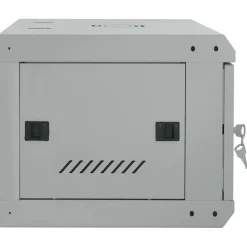 vidaXL Netværksskab med opbevaring Grå 60 x 35 x 28 cm Stål