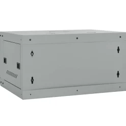 vidaXL Netværksskab med opbevaring Grå 60 x 45 x 35 cm Stål