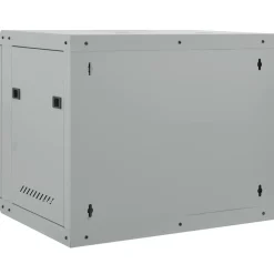 vidaXL Netværksskab med opbevaring Grå 60 x 45 x 50 cm Stål