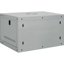 vidaXL Netværksskab med opbevaring Grå 53 x 45 x 30 cm Stål