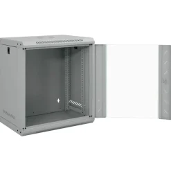 vidaXL Netværksskab med opbevaring Grå 53 x 45 x 60 cm Stål