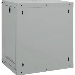 vidaXL Netværksskab med opbevaring Grå 53 x 45 x 60 cm Stål