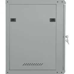 vidaXL Netværksskab med opbevaring Grå 53 x 60 x 60 cm Stål