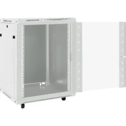 vidaXL netværksskab 60x45x86 cm 15U 19" IP20 grå